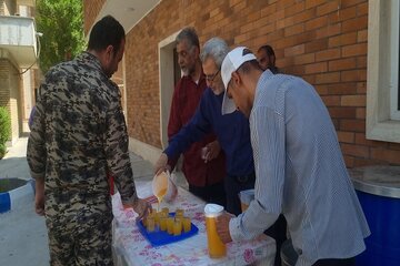 ببینید| برپایی موکب در اداره کل راه و شهرسازی خوزستان به مناسبت هفته وحدت و ولادت پیامبر اسلام