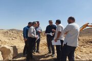 ببینید| بازدید معاون عمرانی استاندار به همراه مدیرکل راه و شهرسازی سیستان و بلوچستان از عملیات ساخت بزرگراه زاهدان-خاش