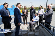 ببینید| بازدید مسئولان وزارت راه و شهرسازی، نمایندگان بهزیستی و انجمن معلولین کشور از پروژه مناسبسازی ایستگاه راه آهن تهران