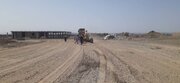ببینید| تداوم عملیات آماده سازی سایت طرح نهضت ملی مسکن شهرستان مهرستان سیستان و بلوچستان