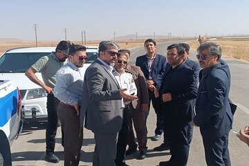 بازدید از پروژه کنارگذر شیرین‌سو با هدف تسریع در روند اجرایی