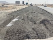 بازدید معاون وزیر راه وشهرسازی و مدیرعامل شرکت ساخت وتوسعه  زیر بناهای حمل ونقل کشور ازمحورهای مواصلاتی شهر تفرش