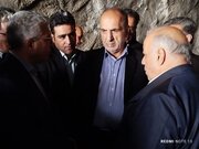 بازدید معاون وزیر راه وشهرسازی و مدیرعامل شرکت ساخت وتوسعه  زیر بناهای حمل ونقل کشور ازمحورهای مواصلاتی شهر تفرش