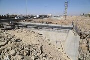 ببینید | ادامه عملیات تعریض لاین شمالی آزادراه کرج قزوین محدوده بهشت سکینه