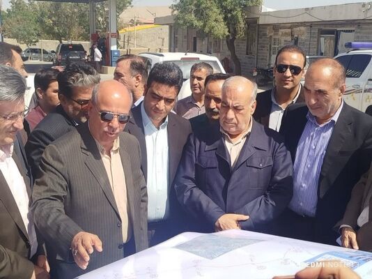 بازدید معاون وزیر راه و شهرسازی از کنارگذر شمالی اراک