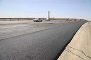 ببینید | آغاز عملیات آسفالت پروژه احداث واریانت محور کیانمهر–ماهدشت