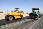 ببینید | آغاز عملیات آسفالت پروژه احداث واریانت محور کیانمهر–ماهدشت