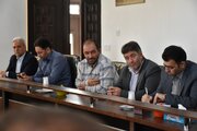 جلسه پیگیری مشکلات حوزه راه و شهرسازی شهر درجزین استان سمنان