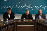 جلسه پیگیری مشکلات حوزه راه و شهرسازی شهر درجزین استان سمنان
