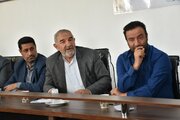 جلسه پیگیری مشکلات حوزه راه و شهرسازی شهر درجزین استان سمنان