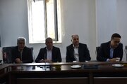 جلسه پیگیری مشکلات حوزه راه و شهرسازی شهر درجزین استان سمنان