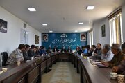 جلسه پیگیری مشکلات حوزه راه و شهرسازی شهر درجزین استان سمنان