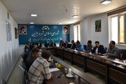 جلسه پیگیری مشکلات حوزه راه و شهرسازی شهر درجزین استان سمنان