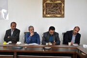 جلسه پیگیری مشکلات حوزه راه و شهرسازی شهر درجزین استان سمنان