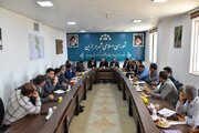 جلسه پیگیری مشکلات حوزه راه و شهرسازی شهر درجزین استان سمنان