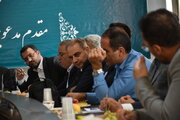 جلسه پیگیری مشکلات حوزه راه و شهرسازی شهر درجزین استان سمنان