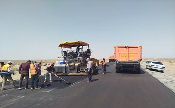 وکش آسفالت محور بردسکن - بجستان