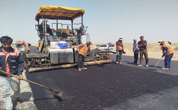 وکش آسفالت محور بردسکن - بجستان
