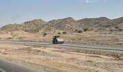ببینید| تداوم عملیات چهار خطه محور ارتباطی اهواز- مسجدسلیمان (محدوده سه راهی گاوسوار تا روستای آبگاه)