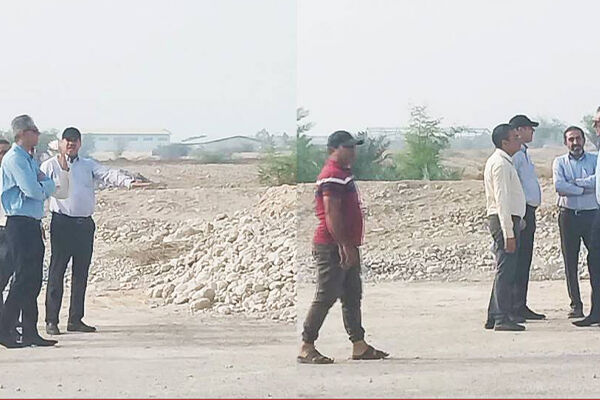 بازدید از پروژه بهسازی محور روستایی سرخون در شهرستان بندرعباس