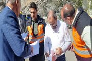 ببینید|بازدید معاون راهداری البرز از راهدارخانه‌ها و ماشین‌آلات گچسر