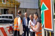ببینید|بازدید معاون راهداری البرز از راهدارخانه‌ها و ماشین‌آلات گچسر
