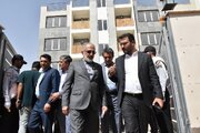 بازدید مدیرعامل بانک مسکن کشور از پروژه های نهضت ملی مسکن سمنان
