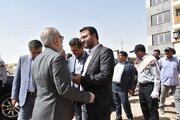 بازدید مدیرعامل بانک مسکن کشور از پروژه های نهضت ملی مسکن سمنان