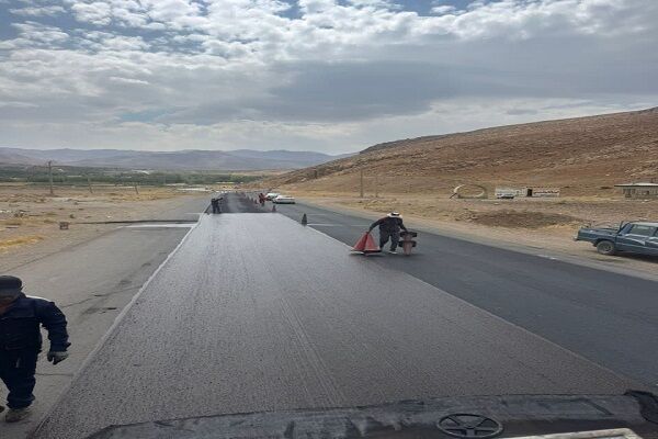 تکمیل آسفالت محور بلداجی – زوردگان در بروجن در استان چهارمحال و بختیاری