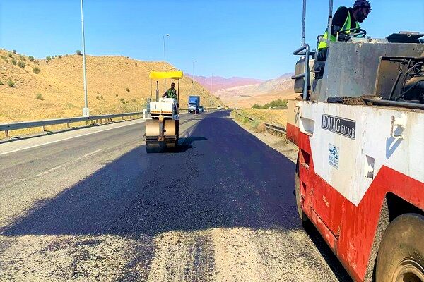 آسفالت راههای فریمان