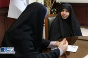 ببینید | دیدار مرضیه وحید دستجردی و فرزانه صادق در ساختمان دادمان
