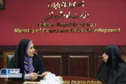 ببینید | دیدار مرضیه وحید دستجردی و فرزانه صادق در ساختمان دادمان