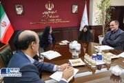 ببینید | دیدار مرضیه وحید دستجردی و فرزانه صادق در ساختمان دادمان
