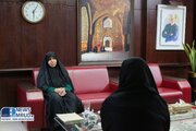 ببینید | دیدار مرضیه وحید دستجردی و فرزانه صادق در ساختمان دادمان