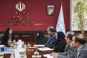 ببینید | دیدار مرضیه وحید دستجردی و فرزانه صادق در ساختمان دادمان