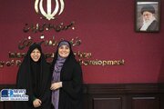 ببینید | دیدار مرضیه وحید دستجردی و فرزانه صادق در ساختمان دادمان