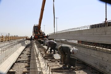 ویدیو|عملیات تعریض لاین شمالی آزادراه کرج حد فاصل گلدشت تا بهشت سکینه (محل اتصال آزاد راه شهید سلیمانی به آزاد راه