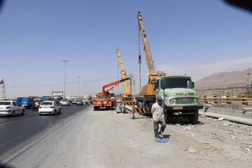 ببینید|عملیات تعریض لاین شمالی آزادراه کرج حد فاصل گلدشت تا بهشت سکینه (محل اتصال آزاد راه شهید سلیمانی به آزاد راه)