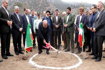 کلنگ‌زنی زنی رمپ ورودی آزادراه به شهر رودبار