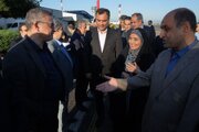ببینید | وزیر راه و شهرسازی وارد استان گیلان شد