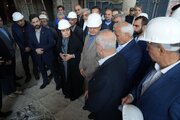 ببینید | بازدید وزیر راه و شهرسازی از روند تکمیل بیمارستان ۴۲۱ تختخوابی رشت