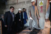 ببینید | بازدید وزیر راه و شهرسازی از روند تکمیل بیمارستان ۴۲۱ تختخوابی رشت