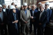 ببینید | بازدید وزیر راه و شهرسازی از روند تکمیل بیمارستان ۴۲۱ تختخوابی رشت