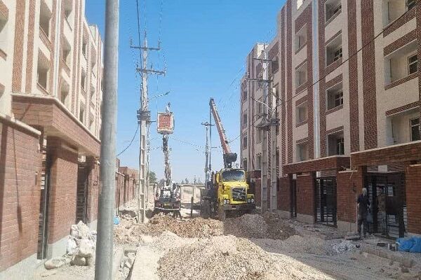 ترانس های برق به پروژه نهضت ملی مسکن اکباتان در اهواز رسید مسکن خوزستان