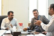 نشست مدیرکل راه و شهرسازی استان سمنان با شهردار سمنان