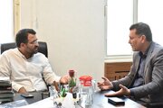نشست مدیرکل راه و شهرسازی استان سمنان با شهردار سمنان