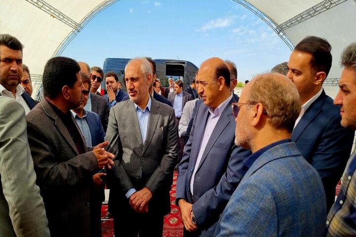بازدید رئیس سازمان برنامه و بودجه و معاون وزیر راه و شهرسازی از مسیر مترو مشهد_گلبهار_ چناران  ع