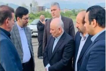 بازدید از فرودگاه ساری