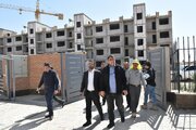 ببینید | نظارت مسئولان استان سمنان بر روند ساخت پروژه 968 واحدی نهضت ملی مسکن