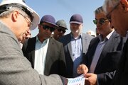 بازدید استاندار مرکزی از روند اجرایی پروژه های نهضت ملی مسکن شهر اراک